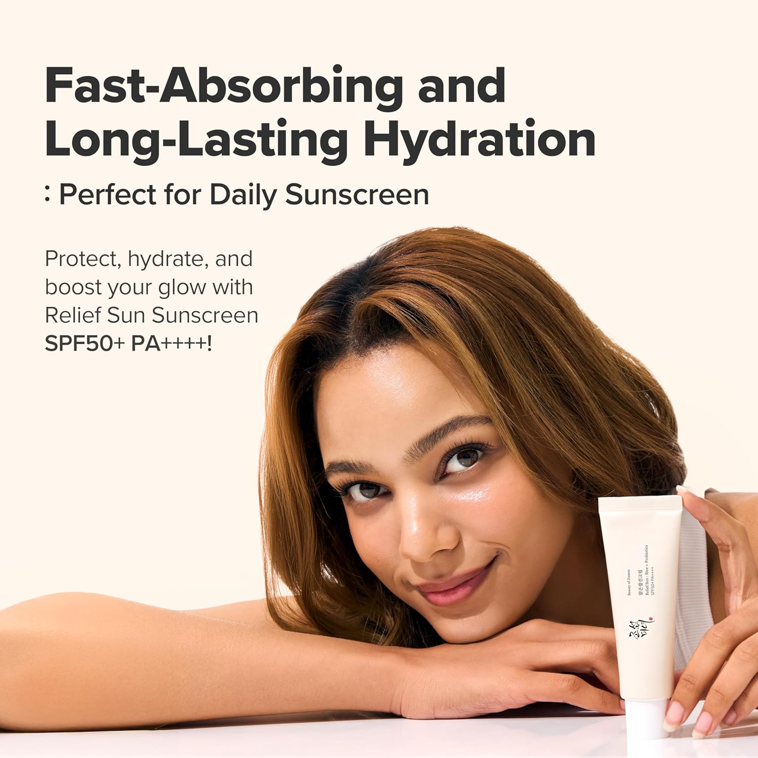 Beauty of Joseon Relief Sun Rice Probiotics SPF 50+ PA++++ Korean Sunscreen sunblock for Face Daily Sunscreen for Men Women Skin