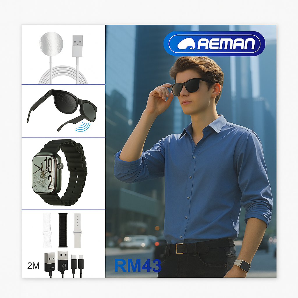 Smartwatch  Ultra + Ai Sunglasses